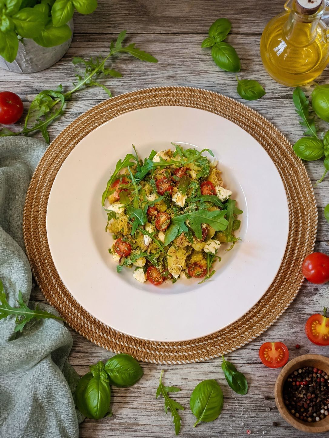 Salade de pommes de terre au pesto
