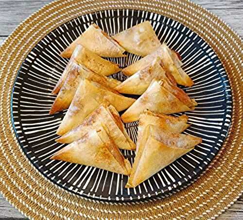 Samoussas au thon à la tomate et basilic