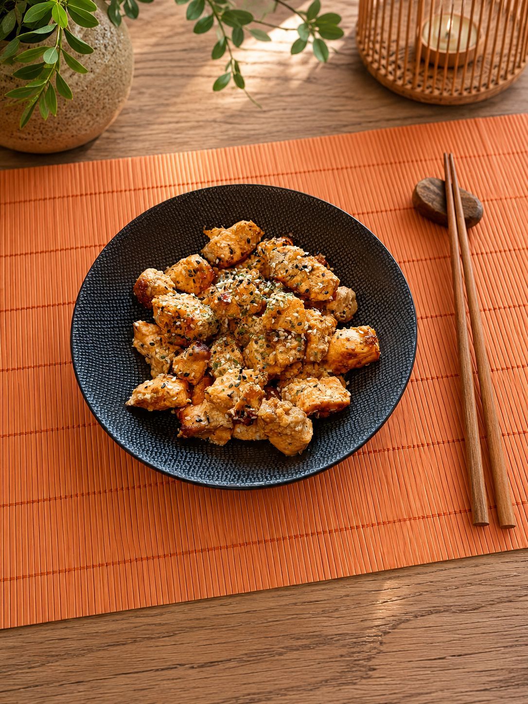 Bouchées de saumon au sésame au air fryer- Recettes autour d'un ingrédient #133