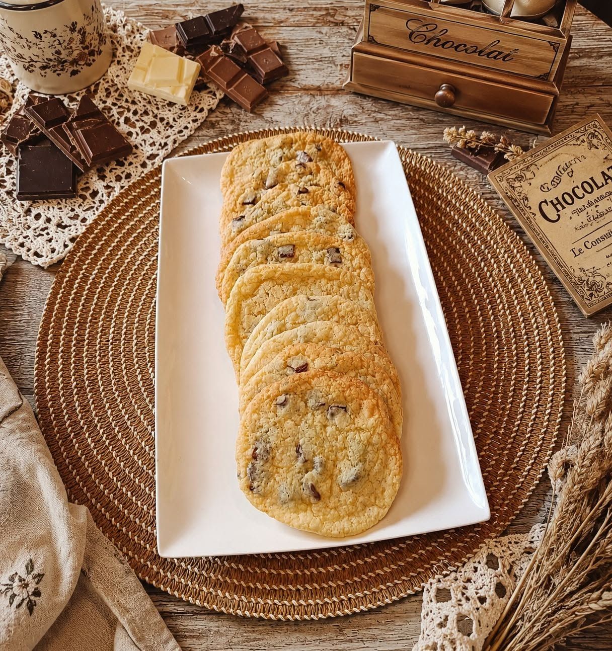 Cookies chunks aux 3 chocolats