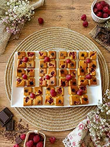 Moelleux à la framboise et chocolat