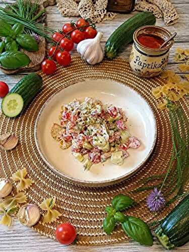 Salade de pâtes croustillantes
