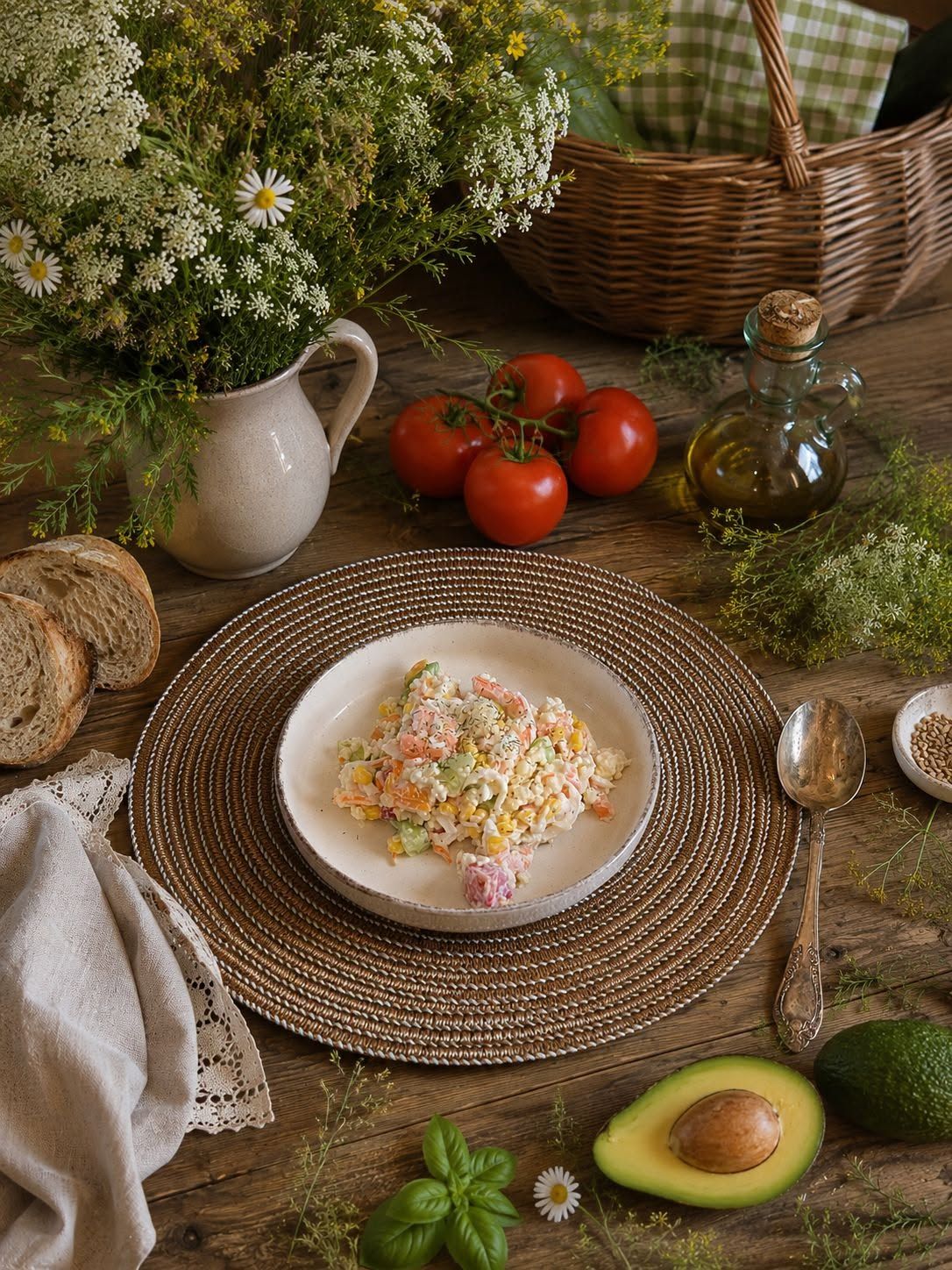 Salade de perles de blé océane
