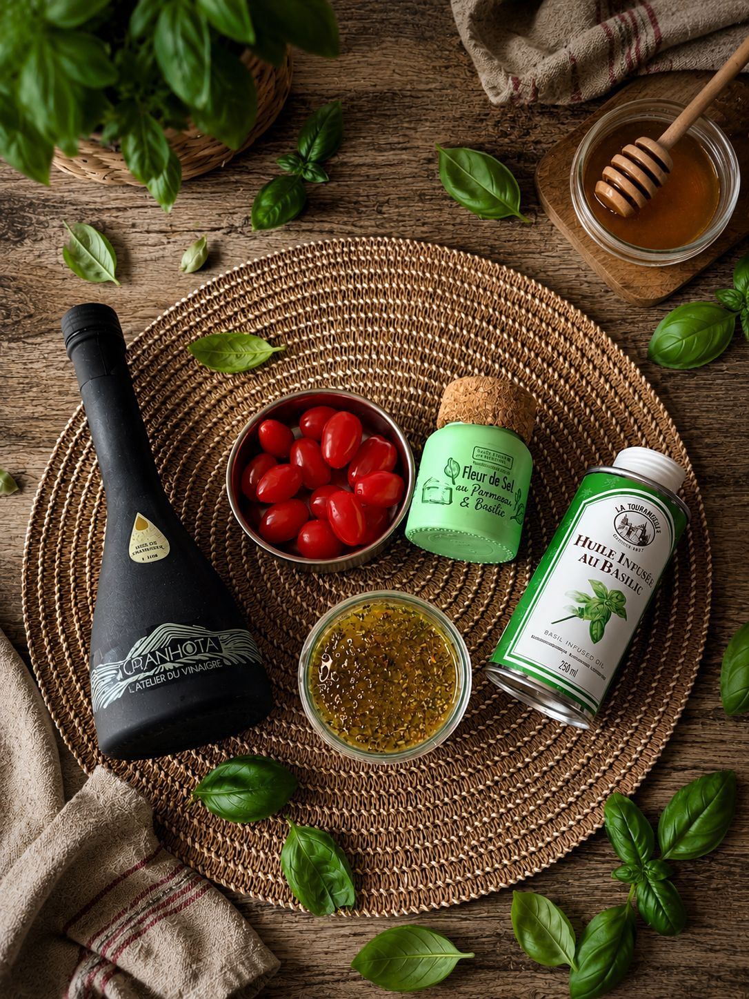 Vinaigrette miel basilic - Bataille Food #150