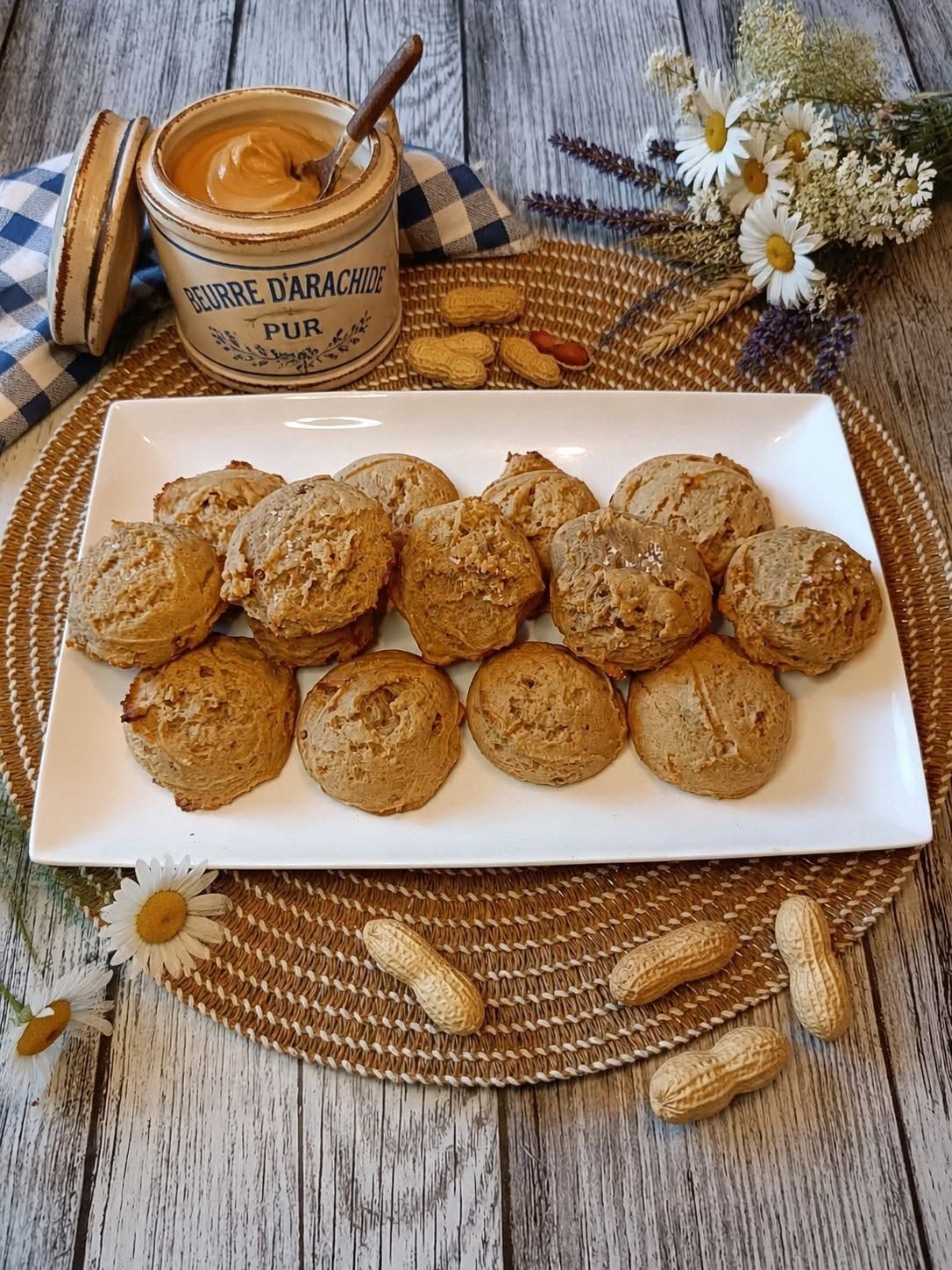 Biscuits au beurre de cacahuètes