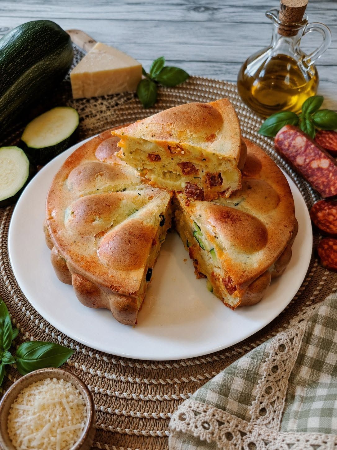 Cake chorizo-courgette au Thermomix - Bataille Food #151