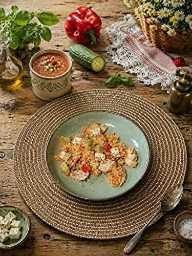 Taboulé au gaspacho sans cuisson