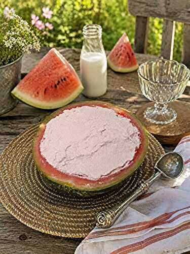 Crème glacée virale à la pastèque