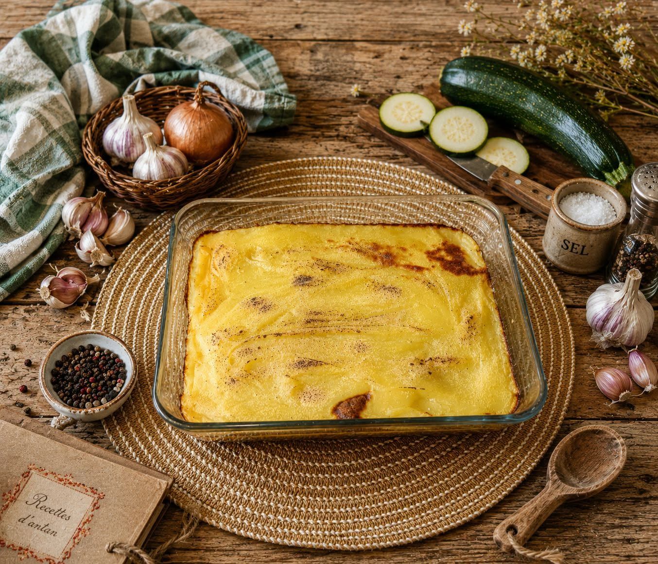 Hachis parmentier à la courgette au Thermomix