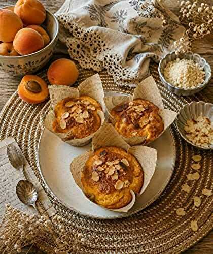 Muffins aux abricots et amandes
