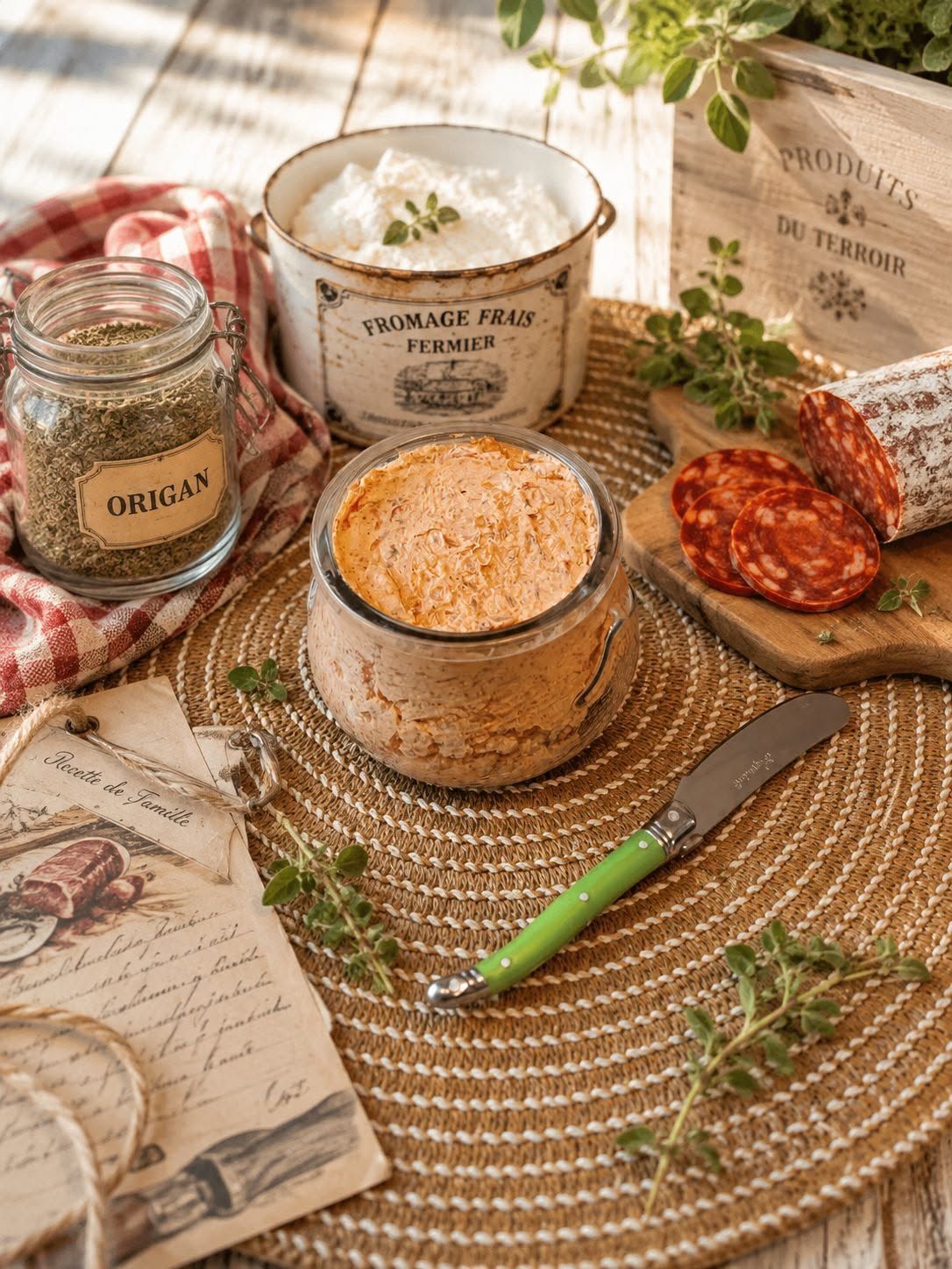 Rillettes de chorizo au fromage frais