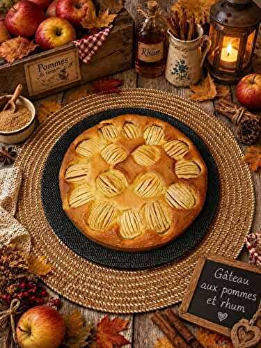 Gâteau aux pommes et rhum au Thermomix