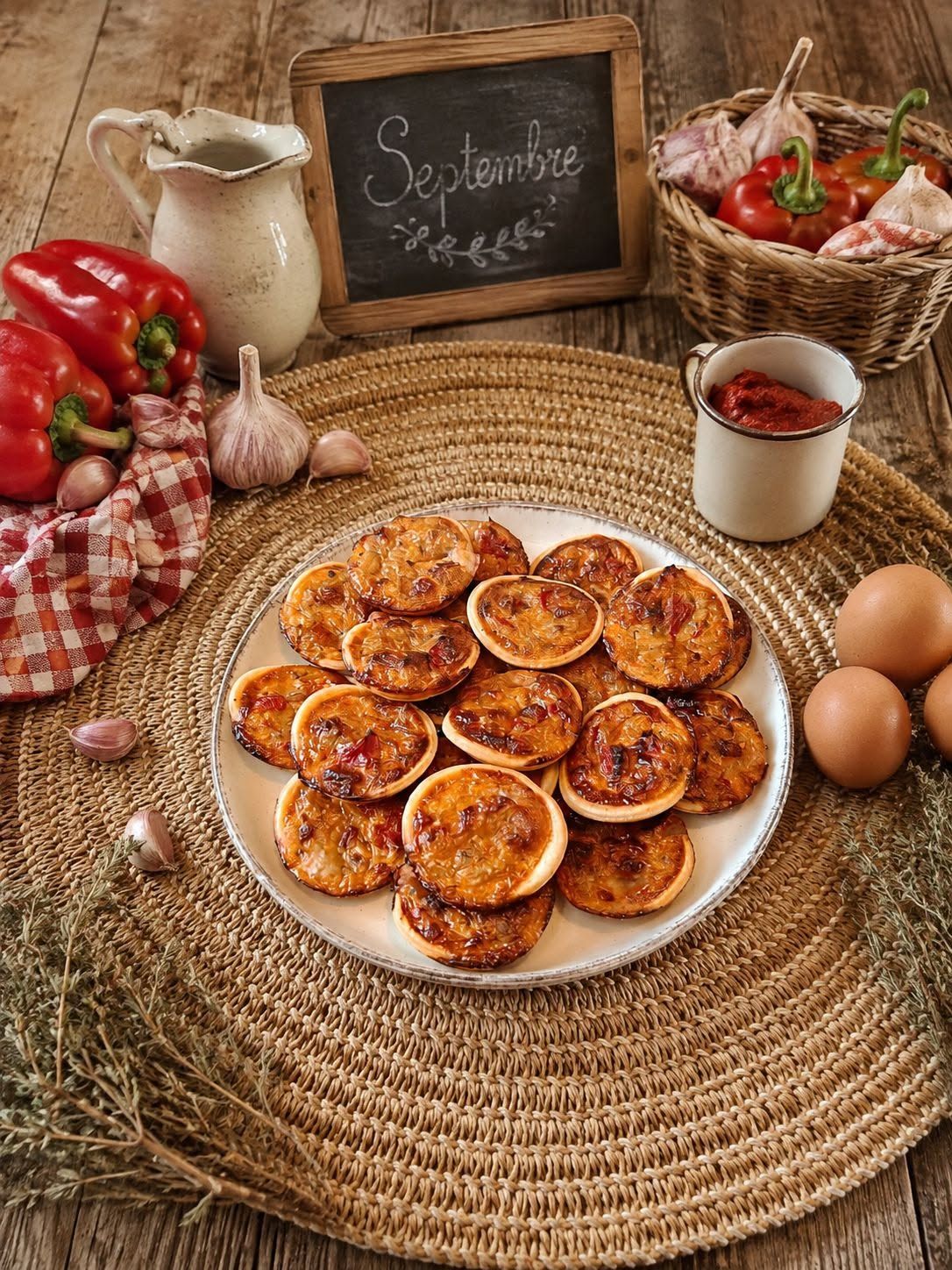 Mini tartelettes thon et poivron