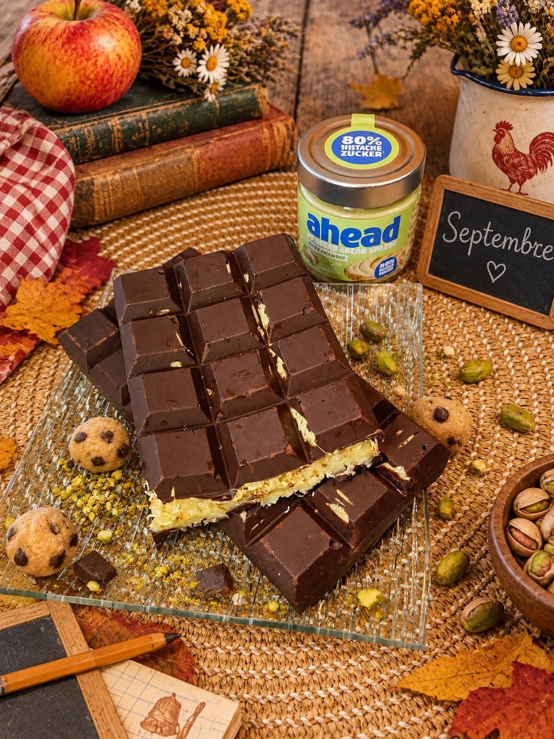 Tablettes de chocolat au cookie dough façon Dubaï
