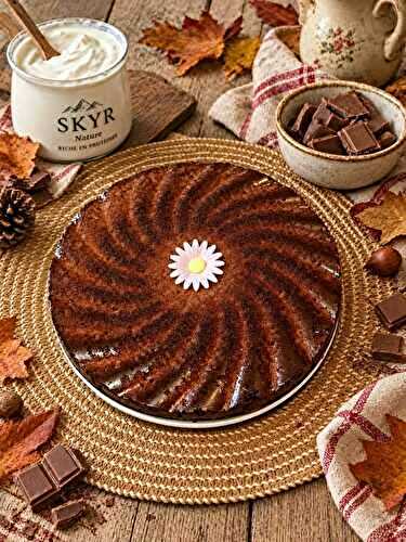 Gâteau au chocolat au lait et skyr au Thermomix