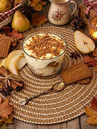 Tiramisu poire spéculoos - Recettes autour d'un ingrédient #136
