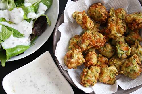 Boulettes courgette / crevettes