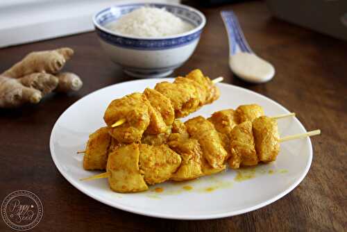 Brochettes de poulet satay  – Recettes Nouvel An chinois #3