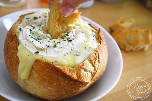 Fondue Bread aux trois fromages