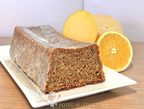 Cake Courge-Noisettes-Orange (sans gluten et sans lactose)