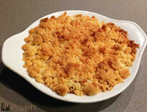 Crumble aux pommes