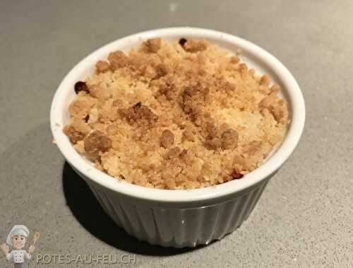 Crumble de Rhubarbe