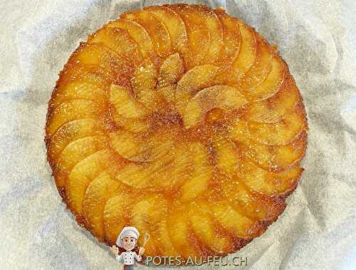 Gâteau renversé Pommes-Caramel (style Tatin) - Upside down cake