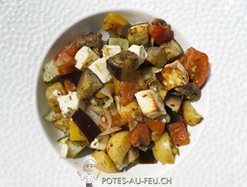Légumes au four à la fêta - Potes-au-Feu.ch