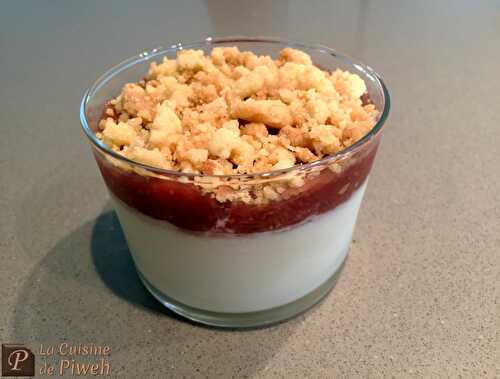 Mousse de Miel et Crumble de Compote de Figues