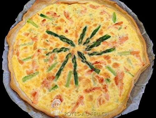 Quiche Asperges et Saumon