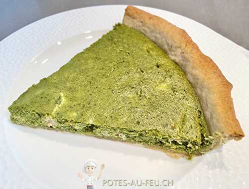 Quiche au Kale et Saumon