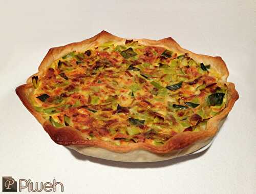 Quiche Poireaux et Saumon