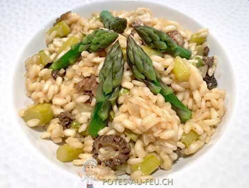 Risotto aux Asperges et Morilles