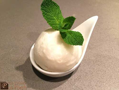 Sorbet à la Menthe Fraîche