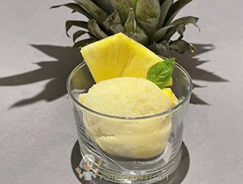 Sorbet Ananas - Basilic