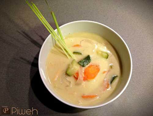 Soupe de légumes thaï