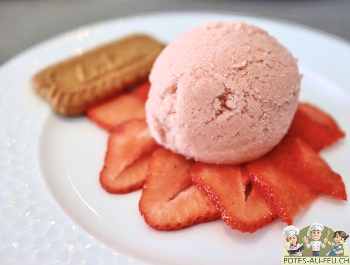 Sorbet Fraise-Rhubarbe