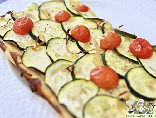 Tarte aux courgettes et fromage frais