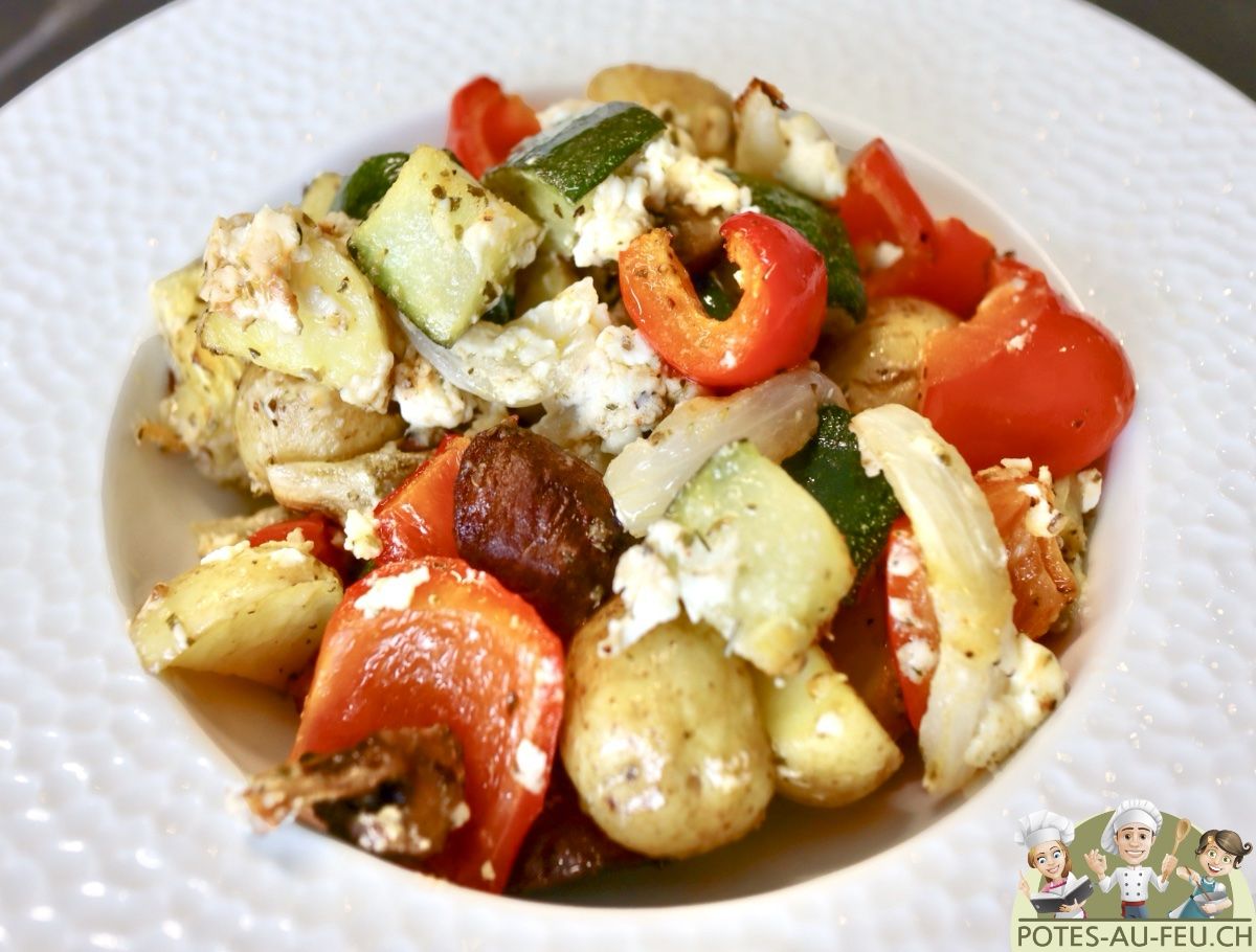 Fournée de légumes estivaux