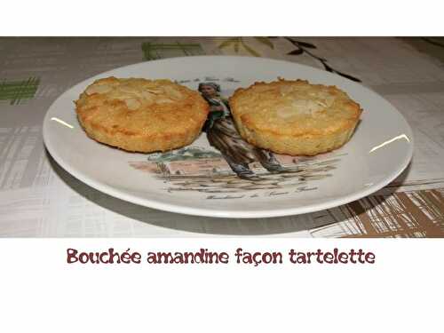 Bouchée amandine façon tartelette