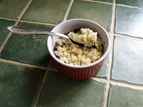 Crumble au chocolat