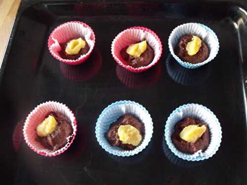 Cupcakes au Chocolat et Lemon Curd