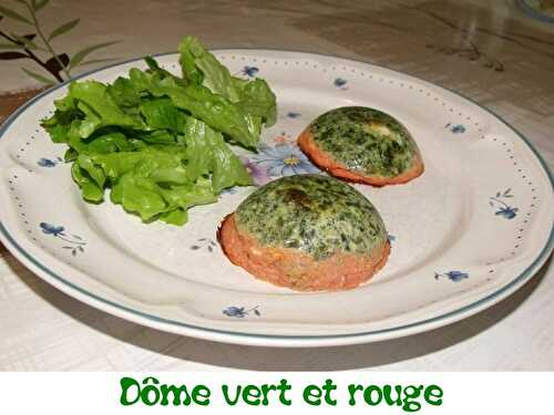 Dôme vert et rouge