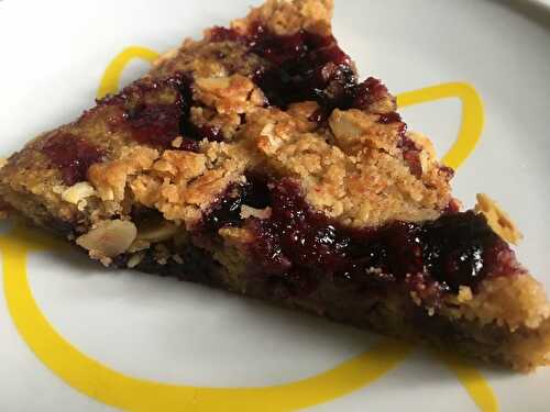 Gâteau aux mûres façon crumble