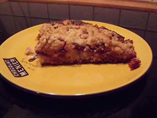 Gâteau crumble aux prunes