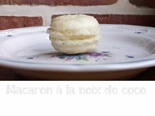 Macaron à la noix de coco