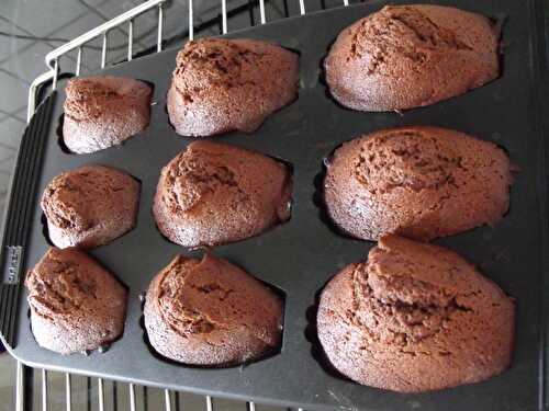 Madeleines au chocolat