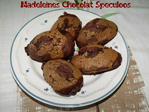 Madeleines Chocolat et Speculoos