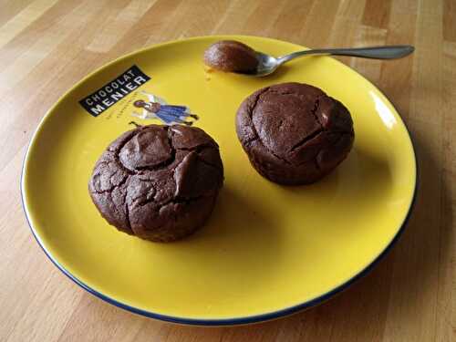 Muffins et cupcakes fondants à la crème de marrons et au chocolat noir