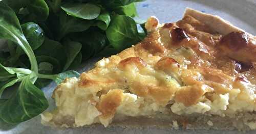 Tarte à l’ail et au St Marcellin